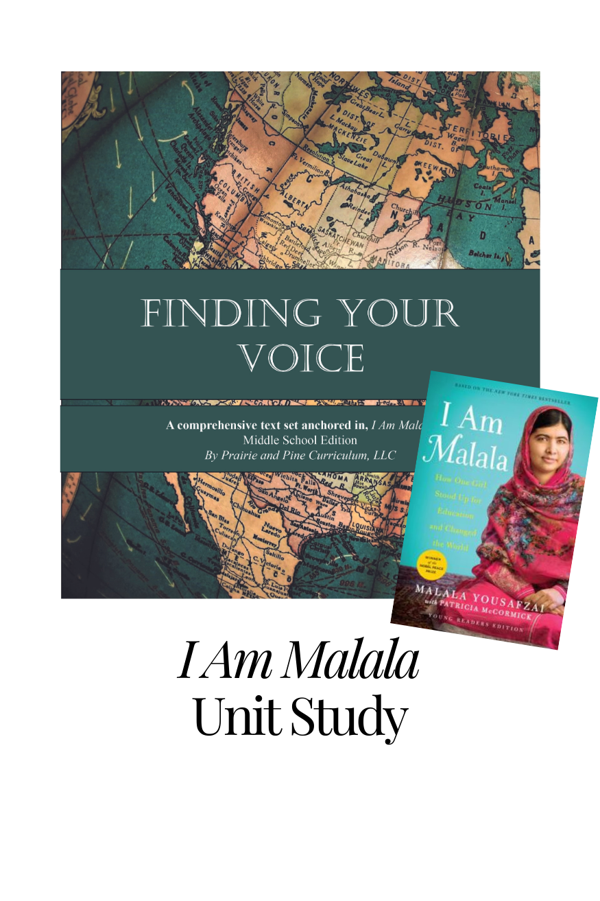 I Am Malala Unit Study - Finding Your Voice (Middle School)