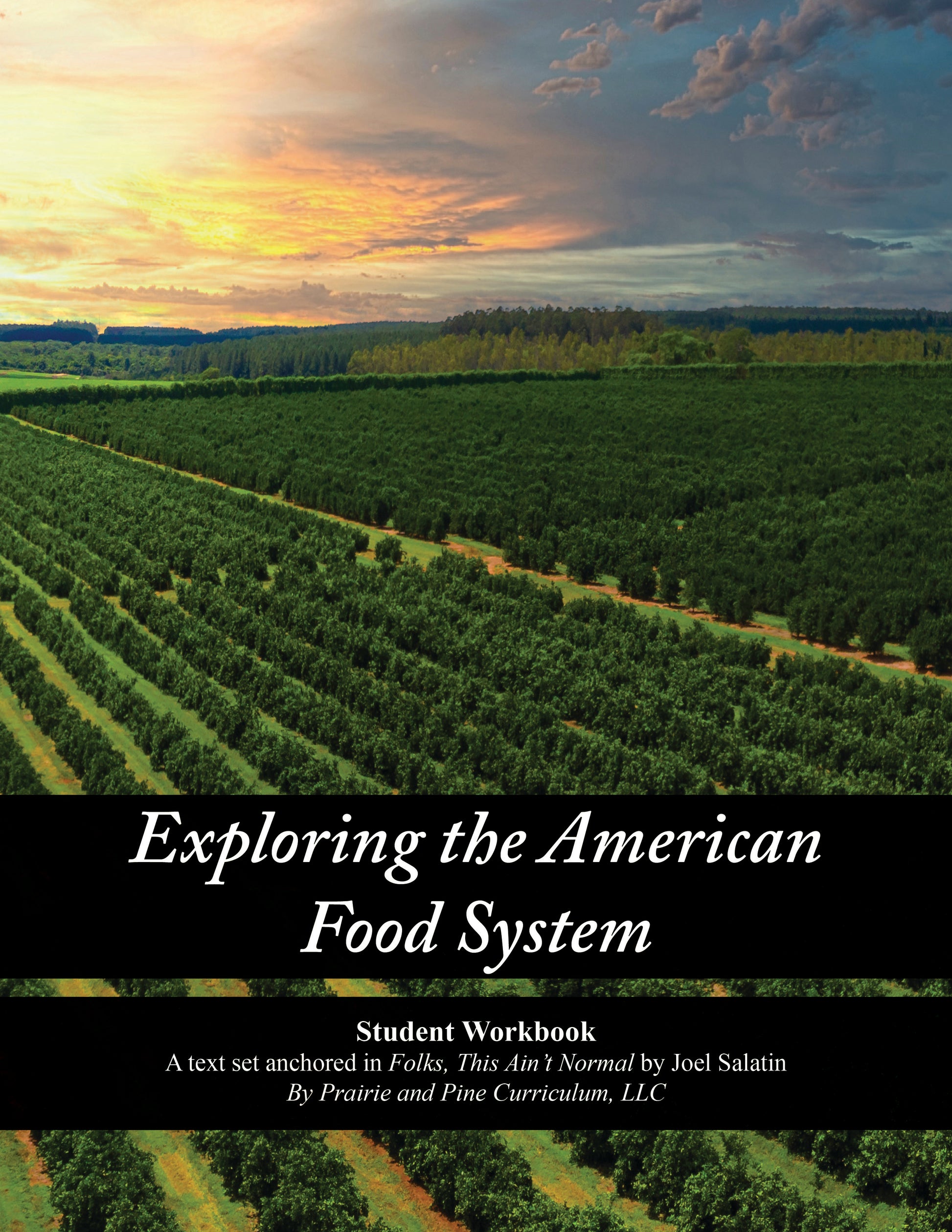 Workbook cover for unit study on Folks, This Ain't Normal, by Joel Salatin