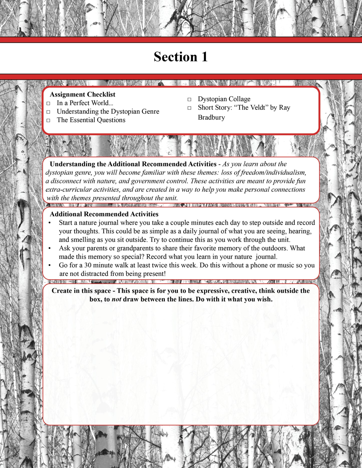 The Giver Unit Study - Questioning the Norm (Middle School)