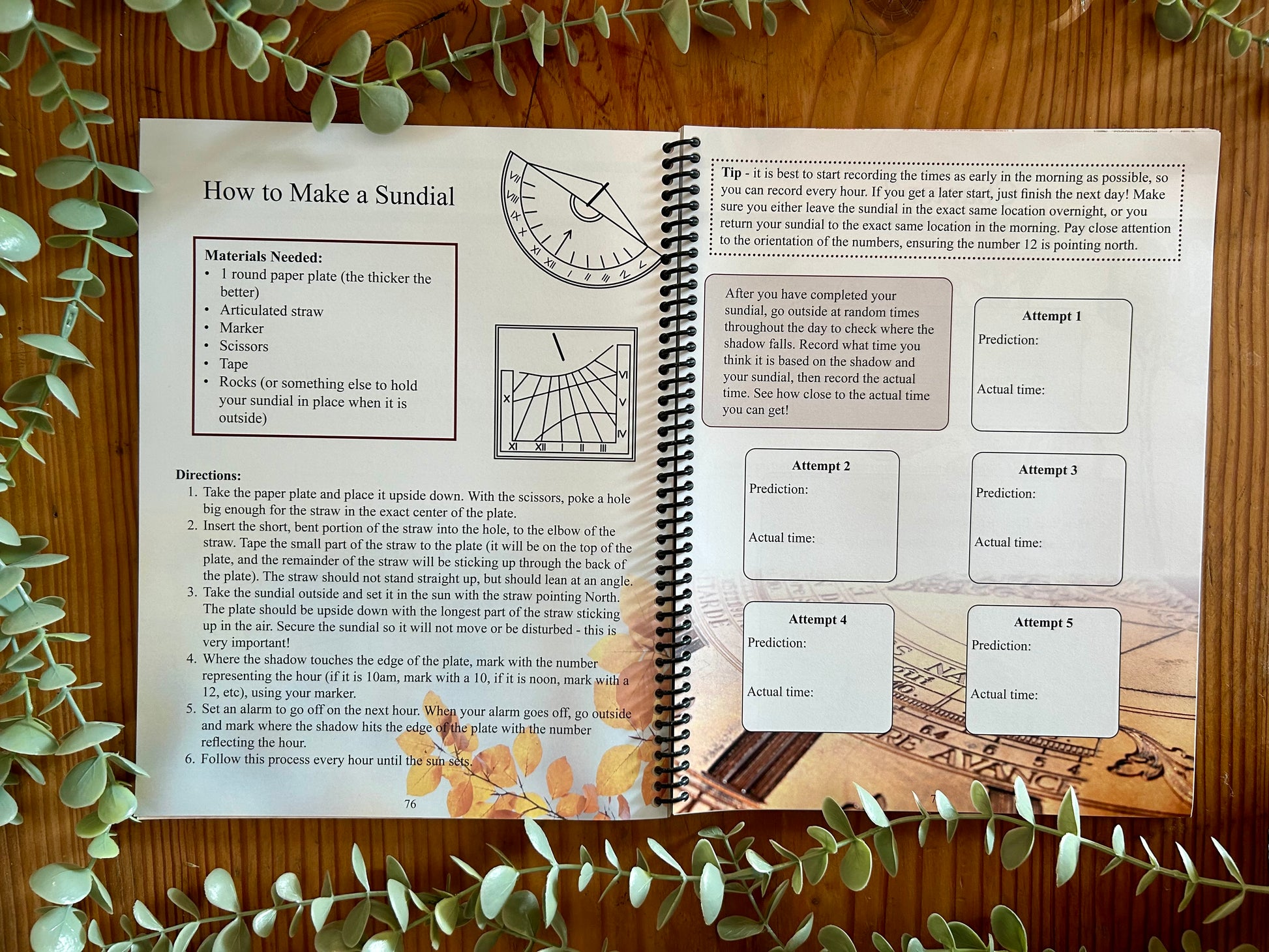 Understood Betsy Unity Study Sundial Activity Pages