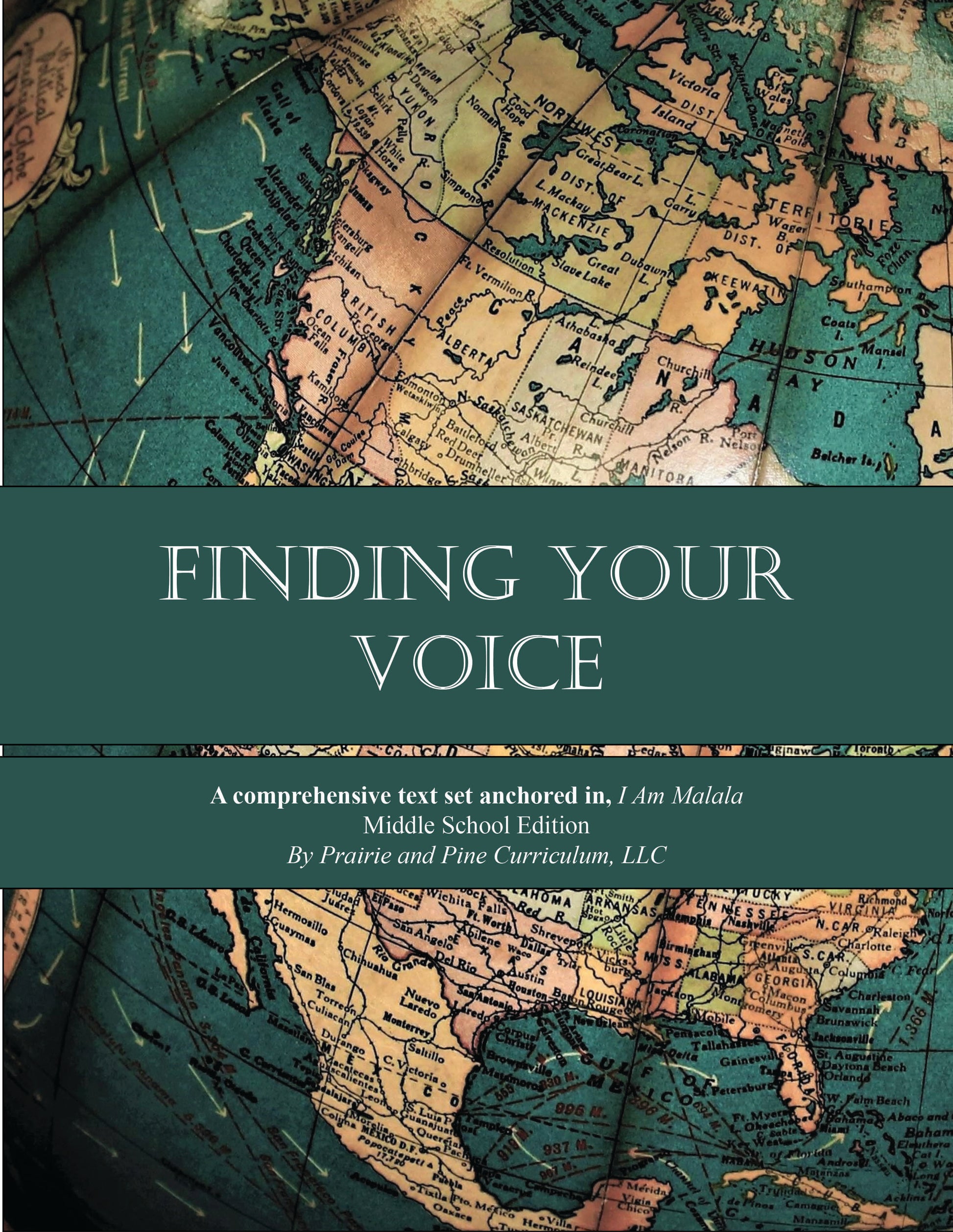 product cover for homeschool curriculum, i am malala unit study