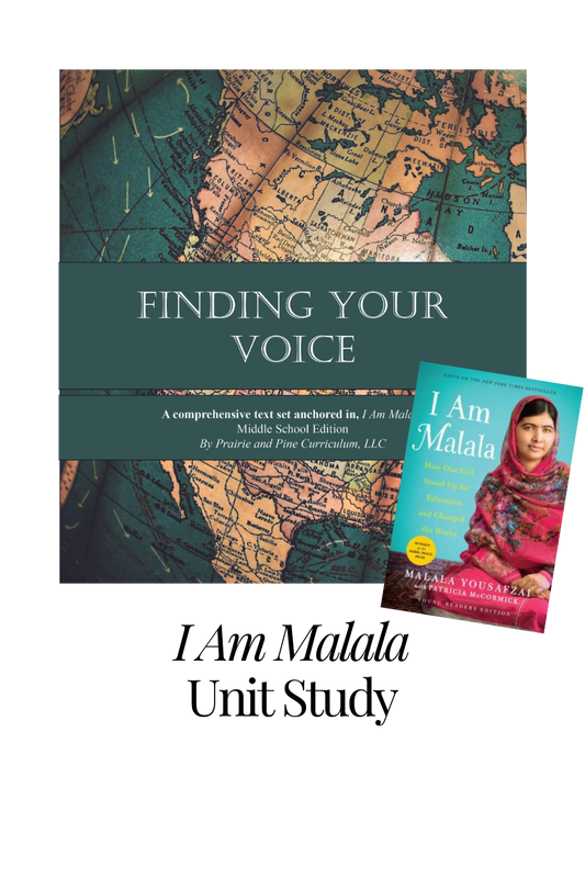 I Am Malala Unit Study - Finding Your Voice (Middle School)