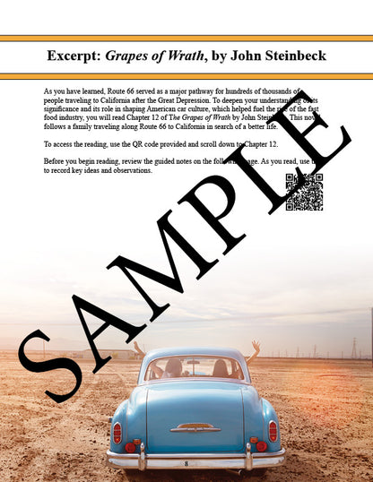 Fast Food Nation Unit Study - From the Farm? PRESALE