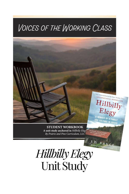 cover of unit study for hilbilly elegy by j.d. Vance