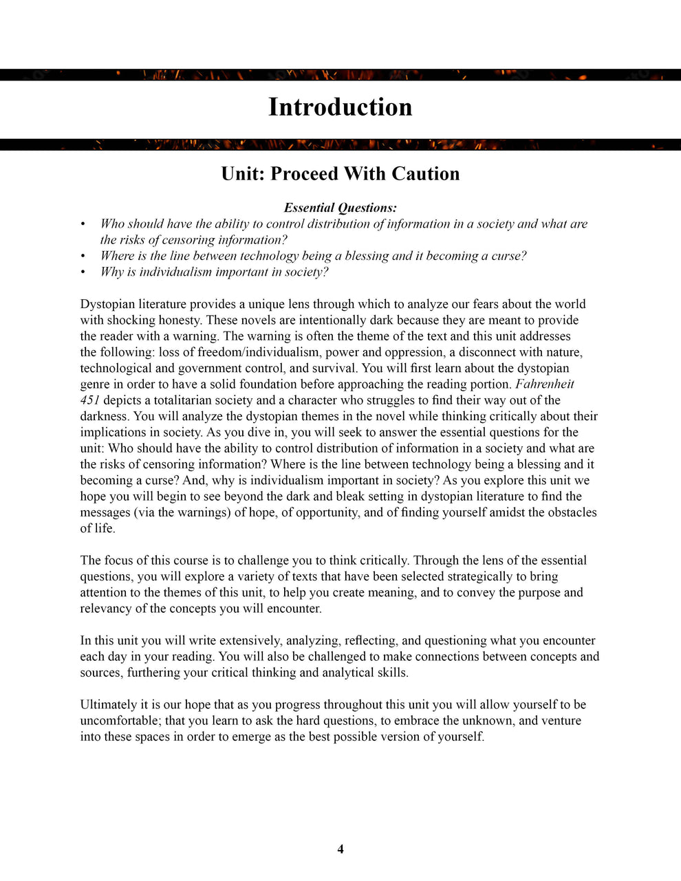 Fahrenheit 451 Unit Study -Homeschool Curriculum – Prairie & Pine ...
